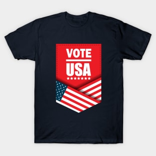 Vote USA Flag T-shirt T-Shirt